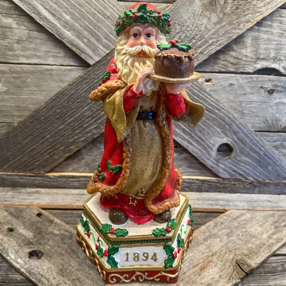 Vintage Visions of Santa 1894 Victorian Cake Figurine Home for Holidays 10